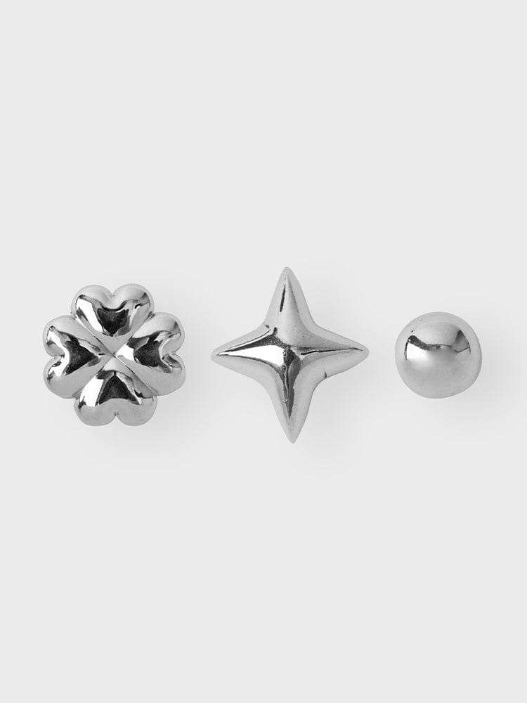 COLLER Metal Stigma Set Silver (3-piece)