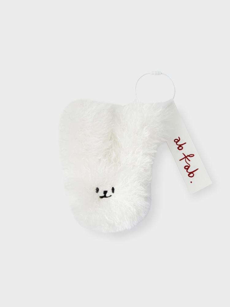 AB Fab Sugar Bunny Keyring White