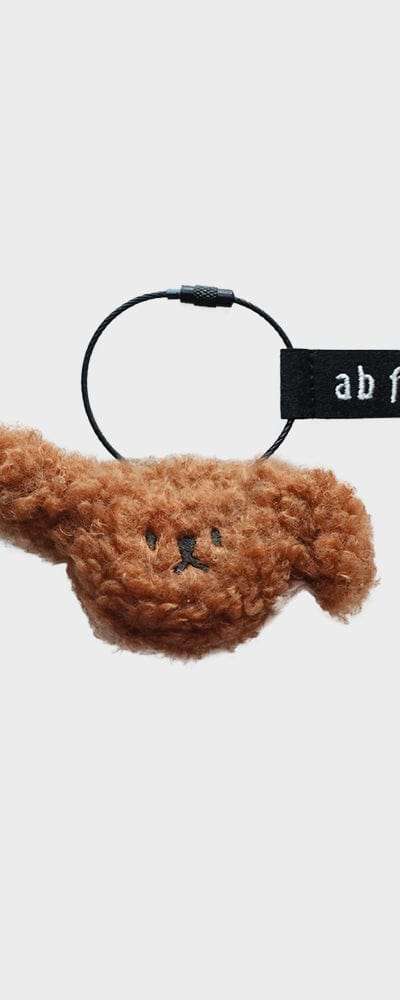 ABY FABB モムモー キーリング Brown