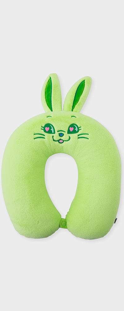 TOKKI プラッシュネッククッション (GREEN)