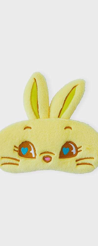 TOKKI ぬいぐるみ素材 睡眠アイマスク (YELLOW)