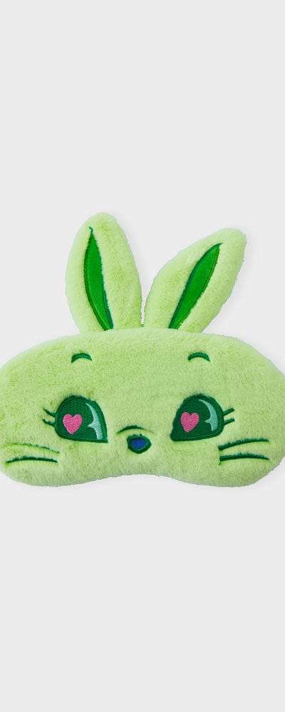 TOKKI プラッシュ睡眠アイマスク (GREEN)