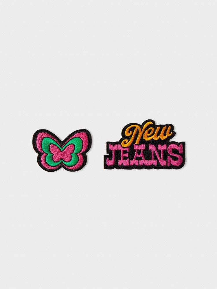 NJ X Colle Get Up Butterfly Wappen Reverse Sticker 2pcs