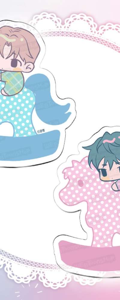 【花散る池】ハンビッ宇宙 SD ぷっくりアクリル 2種｜コロット｜ウェブトゥーン好適品