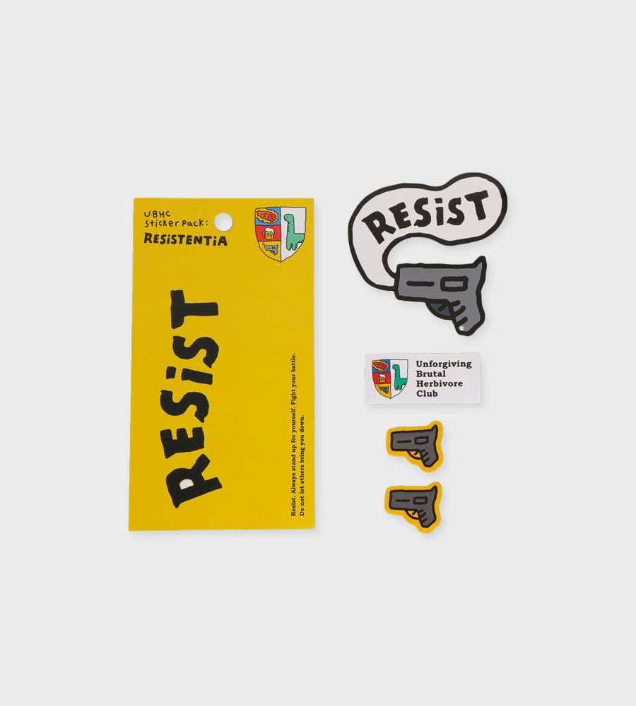 Joguман DECORATIVE STICKER - RESIST