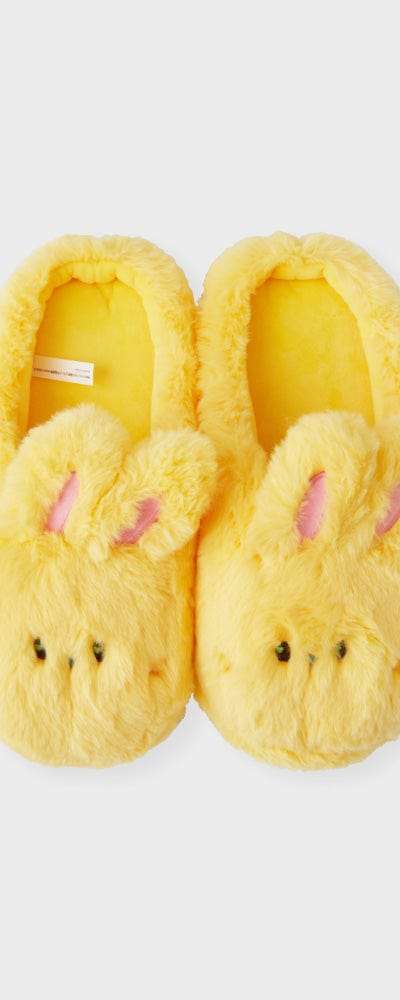 bunini ふわふわルームシューズ (YELLOW)