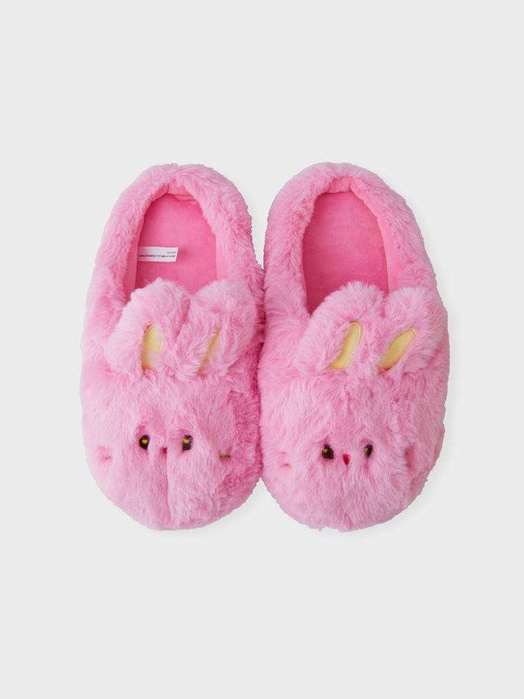 bunini Plush Room Shoes (PINK)