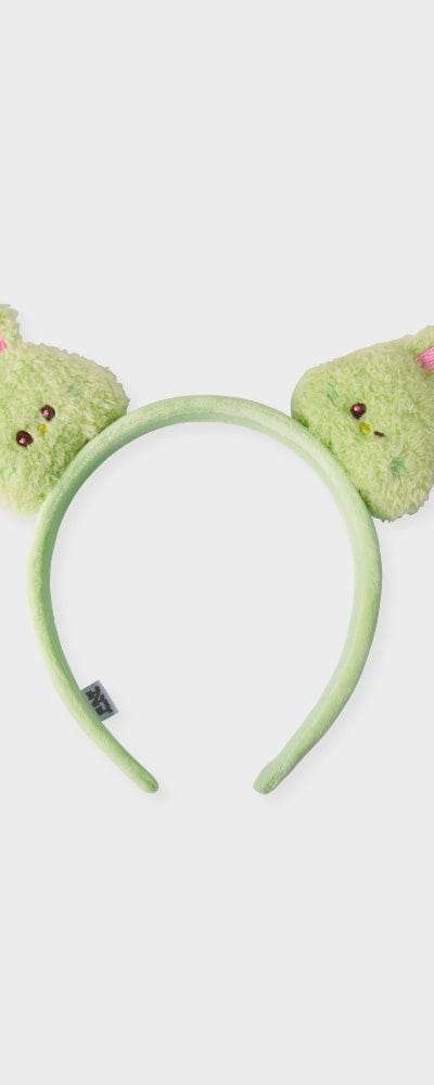 bunini プラッシュヘアバンド (GREEN)