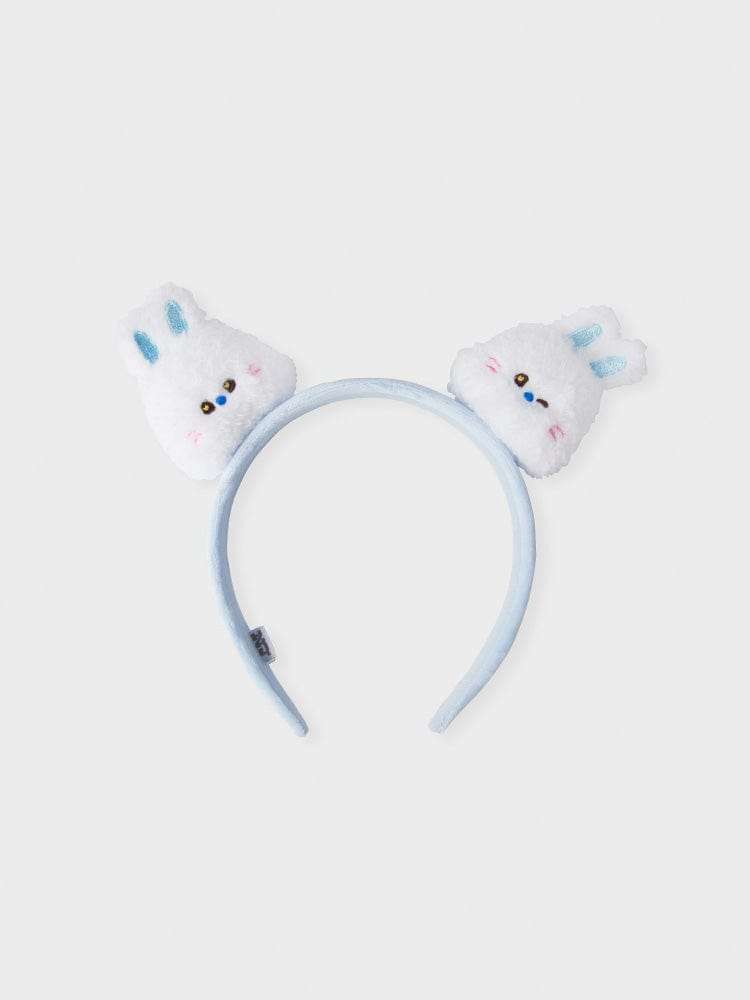bunini Plush Hair Band (WHITE)