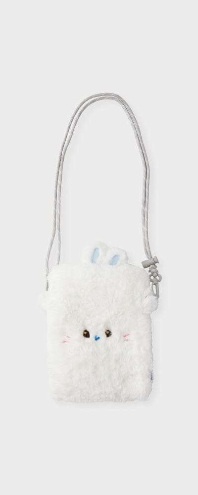 bunini ぬいぐるみ用 ミニショルダーバッグ (WHITE)