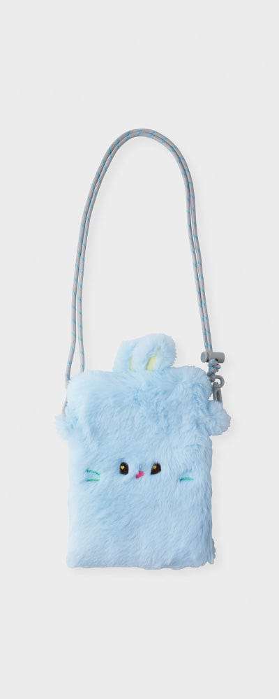 bunini ぬいぐるみ ミニ クロスバッグ (BLUE)