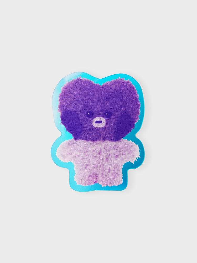 BT21 TATA Purple of Wish Edition Mini Acrylic Clip Magnet