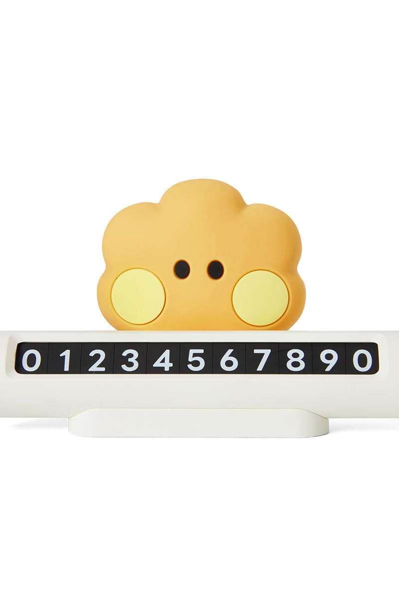 BT21 SHOOKY Minini Car Number Plate Figure