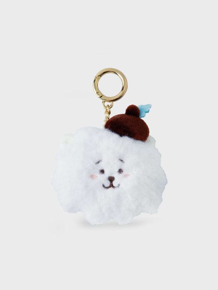 BT21 RJ Hop in Love Face Doll Keyring