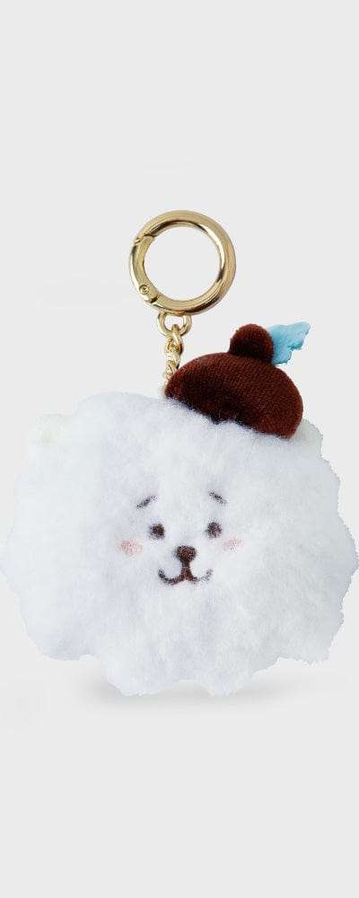 BT21 RJ Hop in Love Face Doll Keyring