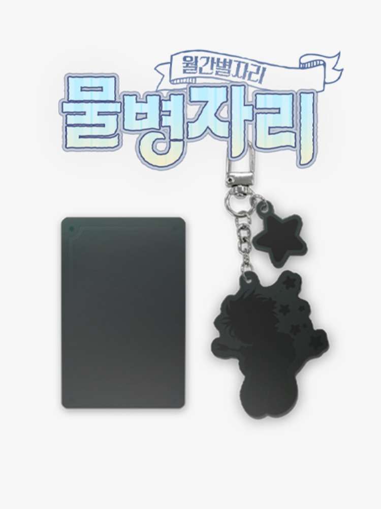 Monthly Zodiac Aquarius Acrylic Keyring