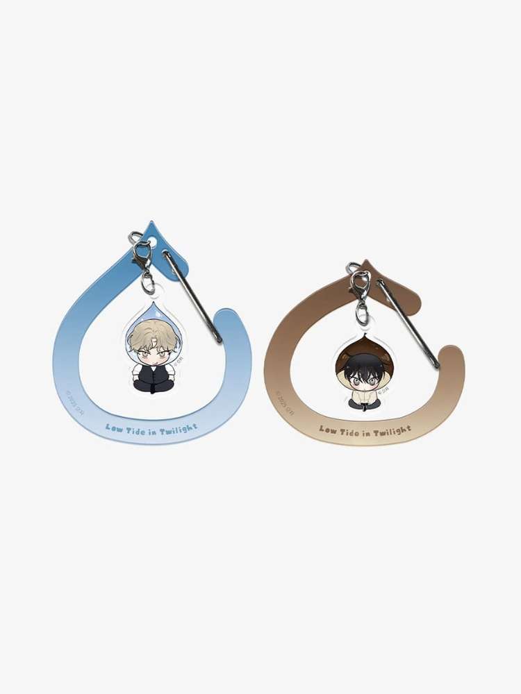 By the Water's Night Charm Carabiner
