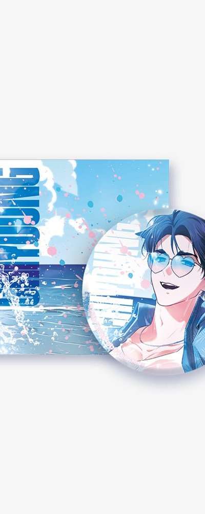 《犬には触れるな》缶バッジ SUMMER ver.