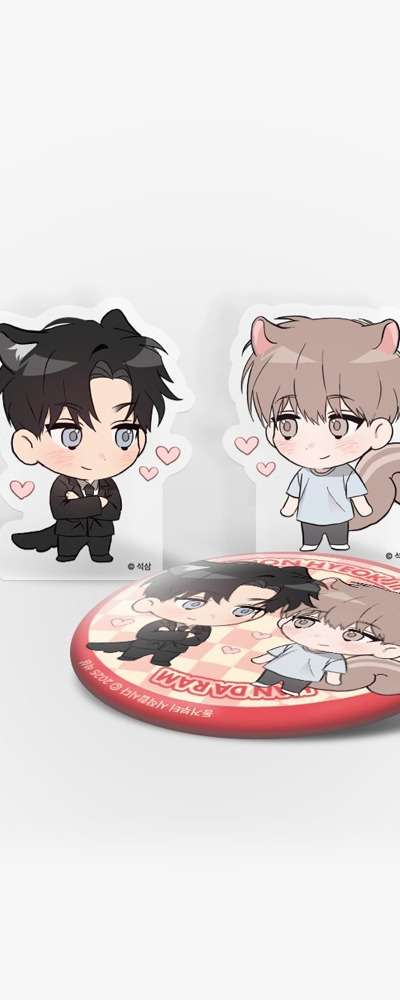 Let's Start with Cohabitation Acrylic Block, Can Badge
