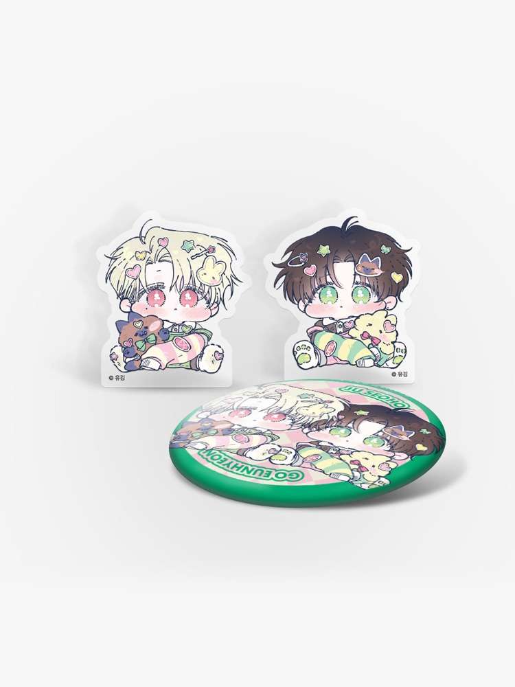 Twist Upon Twist Upon Twist Acrylic Block, Can Badge
