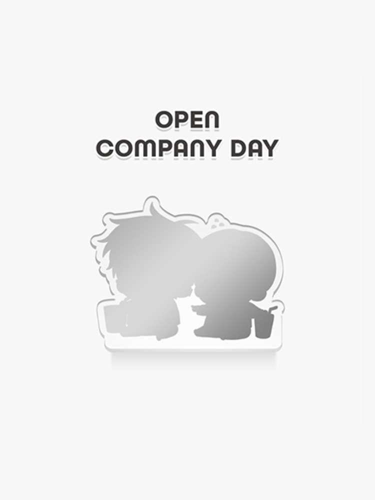 Open Company Day Acrylic Block