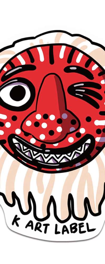 [K ART LABEL] K0114 獅子仮面