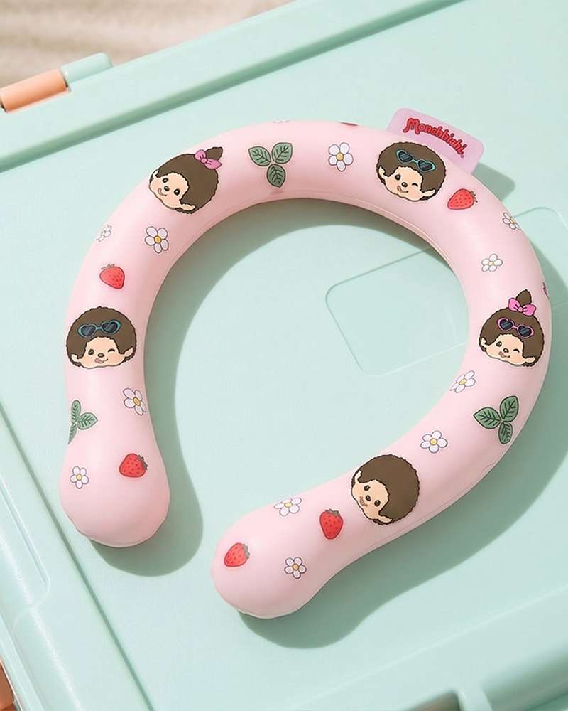 Monchichi Character Neck Cooler Cool Scarf (Pink) 790158