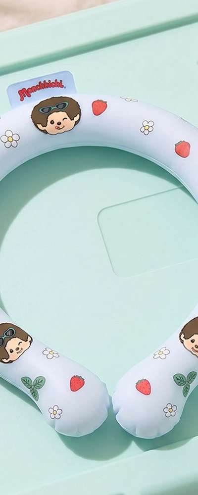Monchhichi Character Neck Cooler Cool Scarf (Sky Blue) 790165