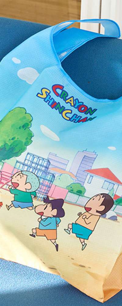 Crayon Shin-chan Character Market Bag Shopping Basket (Kasukabe Defense Force) 775058