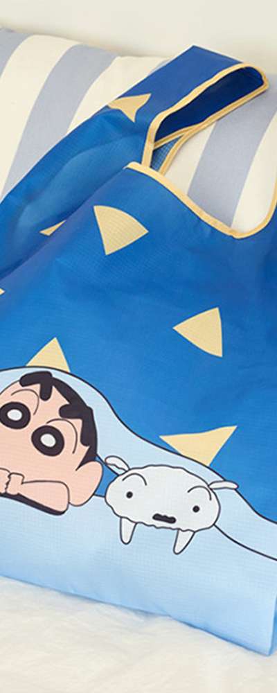 Crayon Shin-chan Character Market Bag Shopping Basket (Kotatsu Shin-chan) 775065