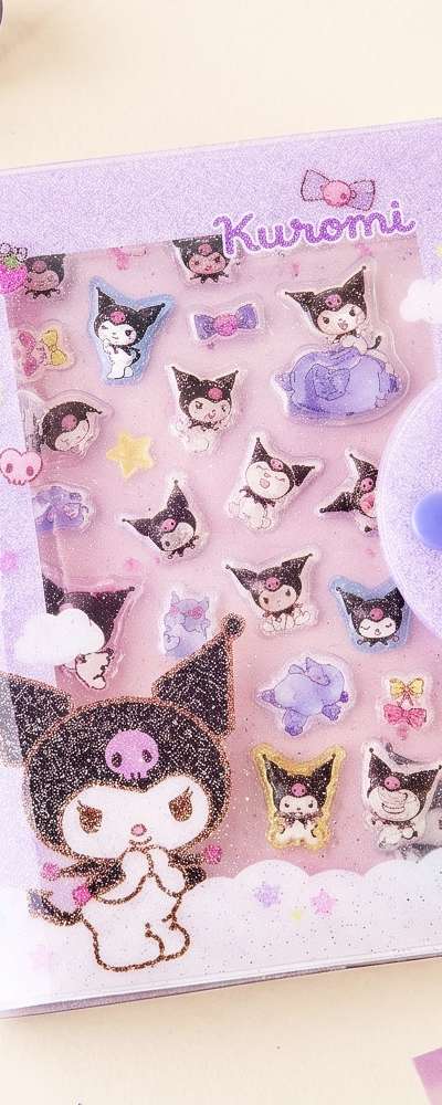 Kuromi Character Candy Bonbon Sticker Binder 837110