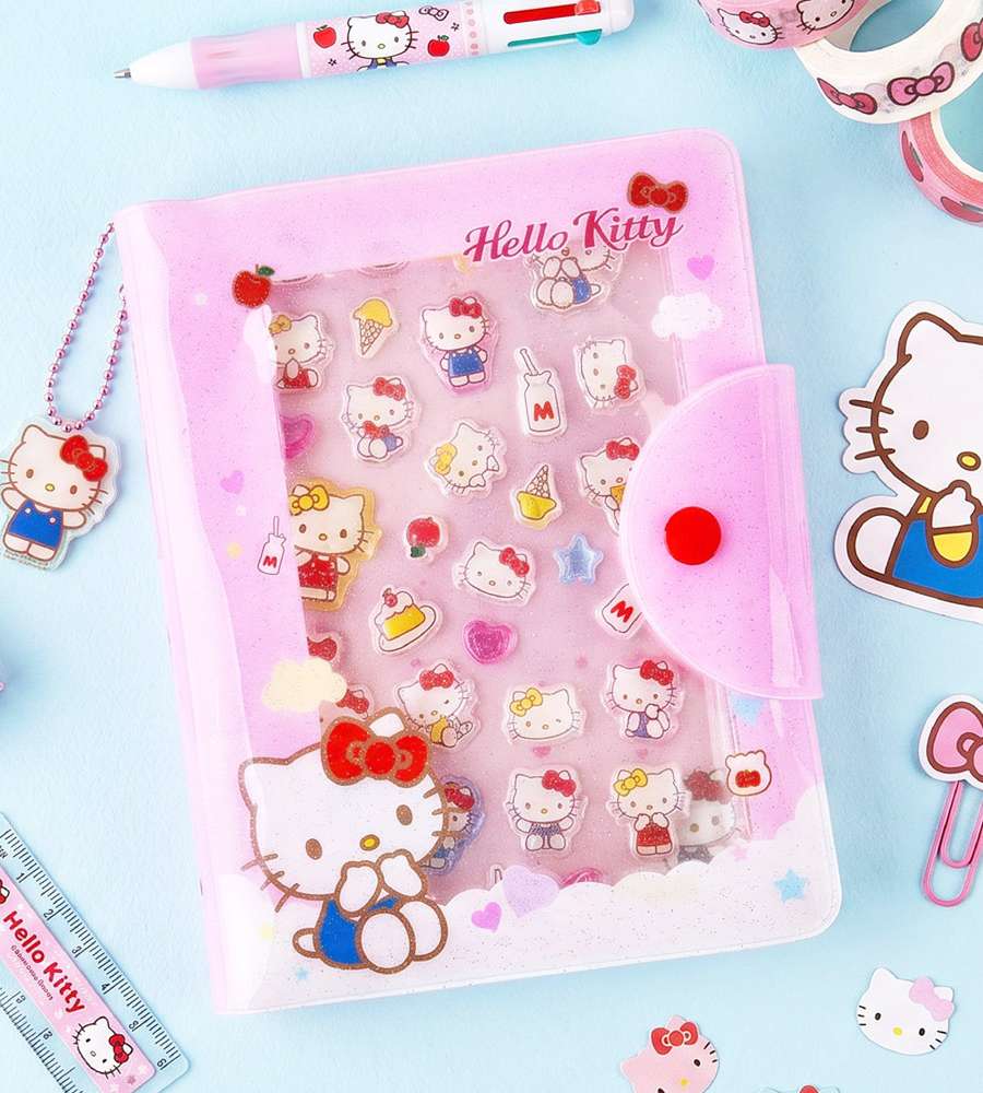 Hello Kitty Character Candy Bonbon Sticker Binder 837073