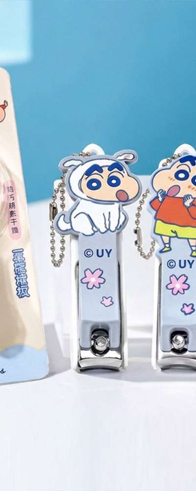 Crayon Shin-chan Character Shin-chan & Whitey Nail Clipper (Random Shipment)