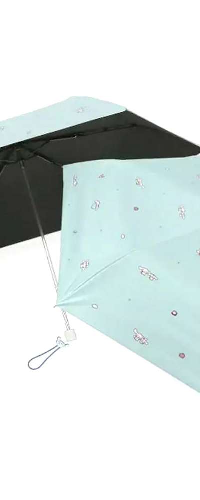 Cinnamoroll Character Heart Friends Blackout Coated 50cm Slim 3-Fold Umbrella 265553