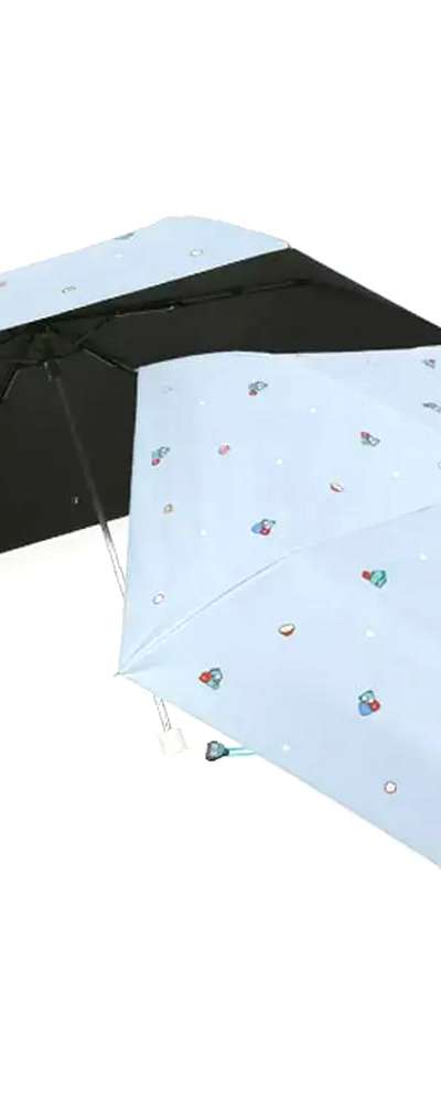 Han Gyo-dong Character Heart Friends Blackout Coating 50cm Slim 3-Section Umbrella 265560