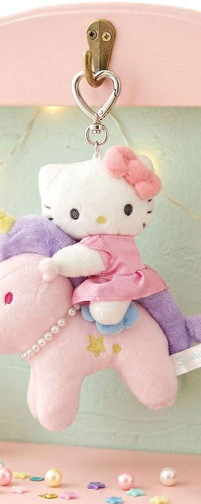 Hello Kitty Character Unicorn 15cm Keychain Bag Charm (Pink Unicorn) 078411