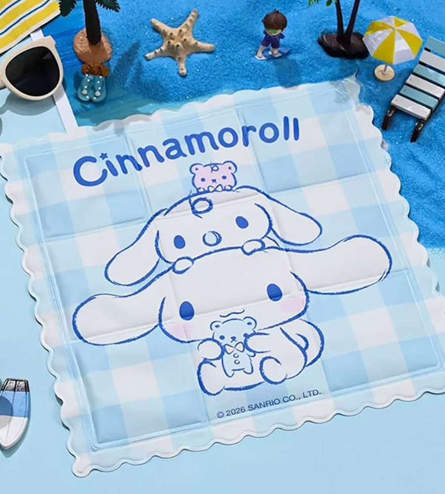 Sanrio Cinnamoroll Character Square Ice Cooling Seat Pad 108785