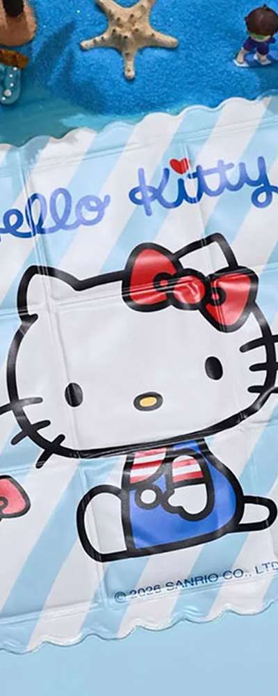 Hello Kitty Character Square Ice Seat Pad (Type A) 108762