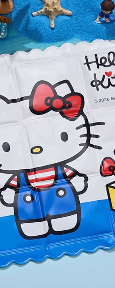 Hello Kitty Character Square Ice Cooling Cushion Pad (Type B) 108776
