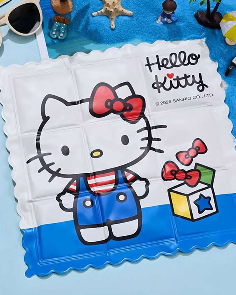 Hello Kitty Character Square Ice Cooling Cushion Pad (Type B) 108776