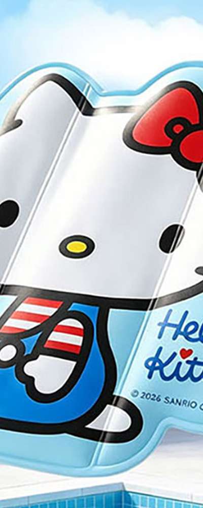 Hello Kitty Character 3D Ice Seat Pad (Blue) 108757