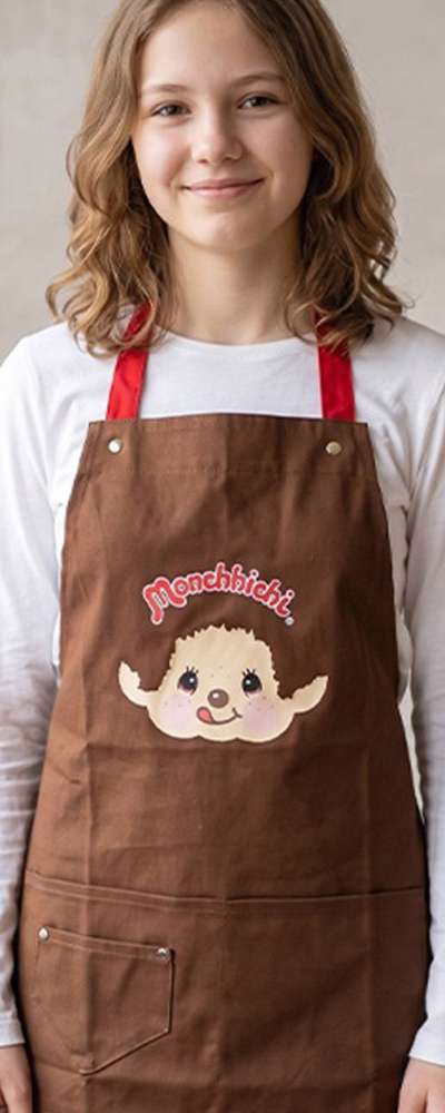 Monchhichi Character Apron (Brown) 790462