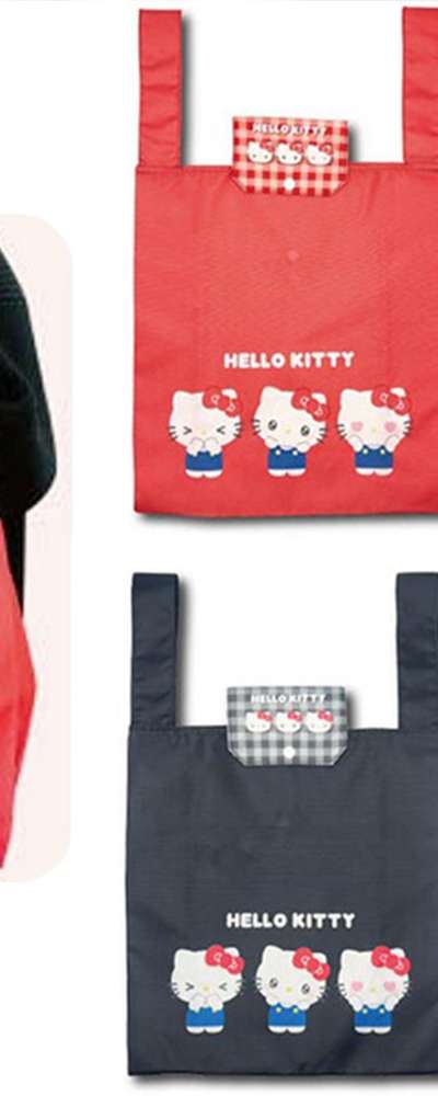 Hello Kitty Character Foldable Eco Bag Tote (Face)
