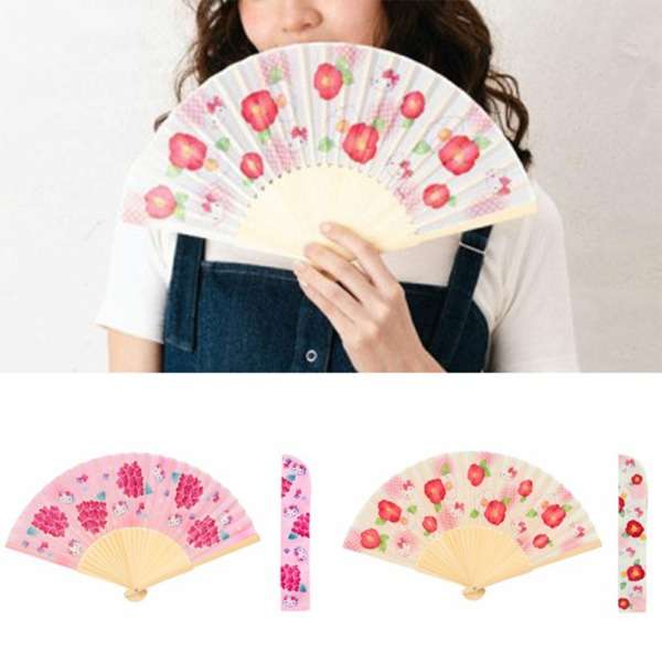 Hello Kitty Character Folding Fan (Japan)