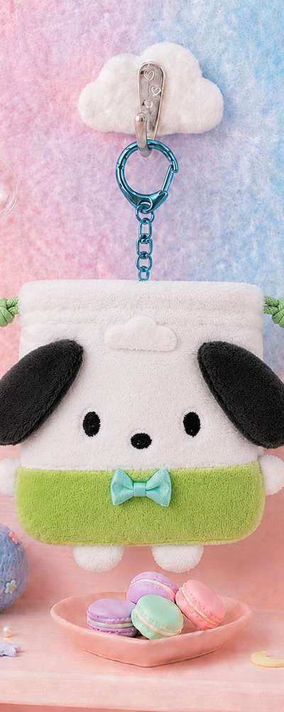 Pochacco Character Mini Colored Aperture Keyring 590262