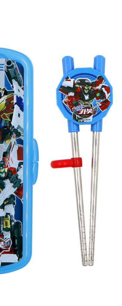 Hello Carbot Warrior Character One-Hand Cutlery Case Set 402450