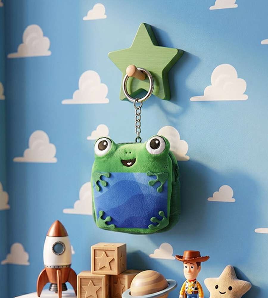 Toy Story Lily Pad Character Mini Face Pouch Keyring 740348