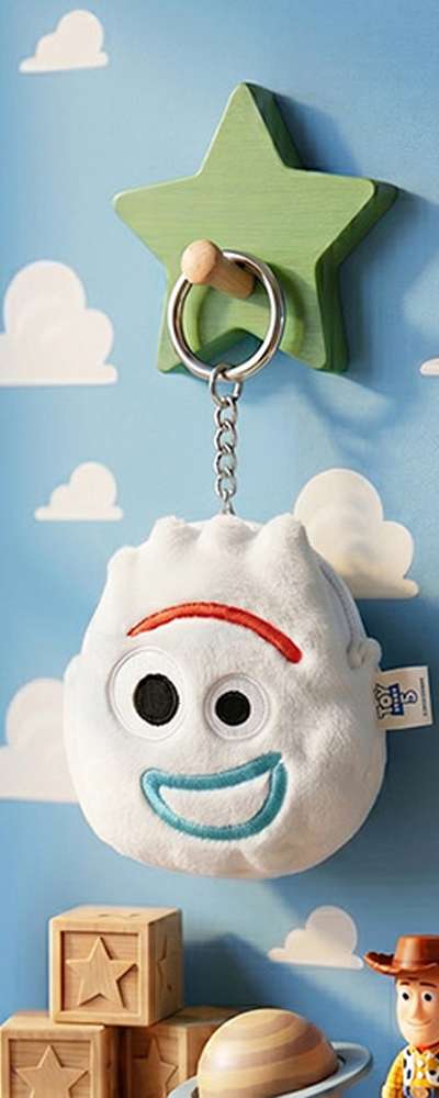 Toy Story Forky Character Mini Face Pouch Keyring 740317