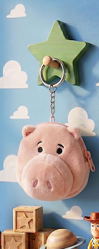 Toy Story Ham Character Mini Face Pouch Keyring 740331