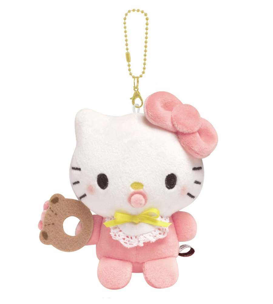 Hello Kitty Baby Character Sanrio Plush Doll Keyring Bag Charm (Item) 292166
